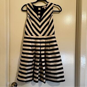 Banana Republic Stripe Dress Petite 2P